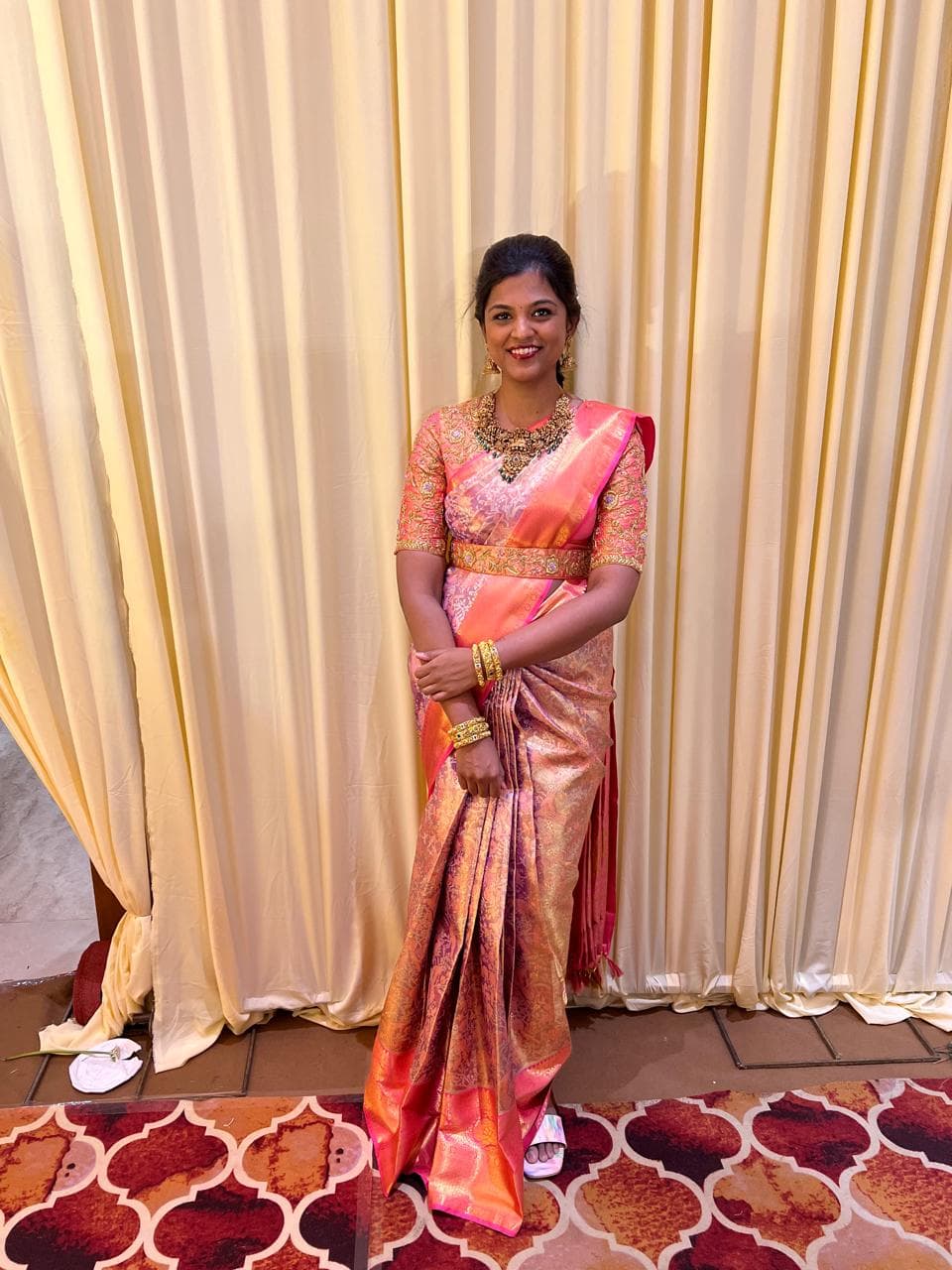 Luxury Makeup, Hair Styling, and Sari Draping Services