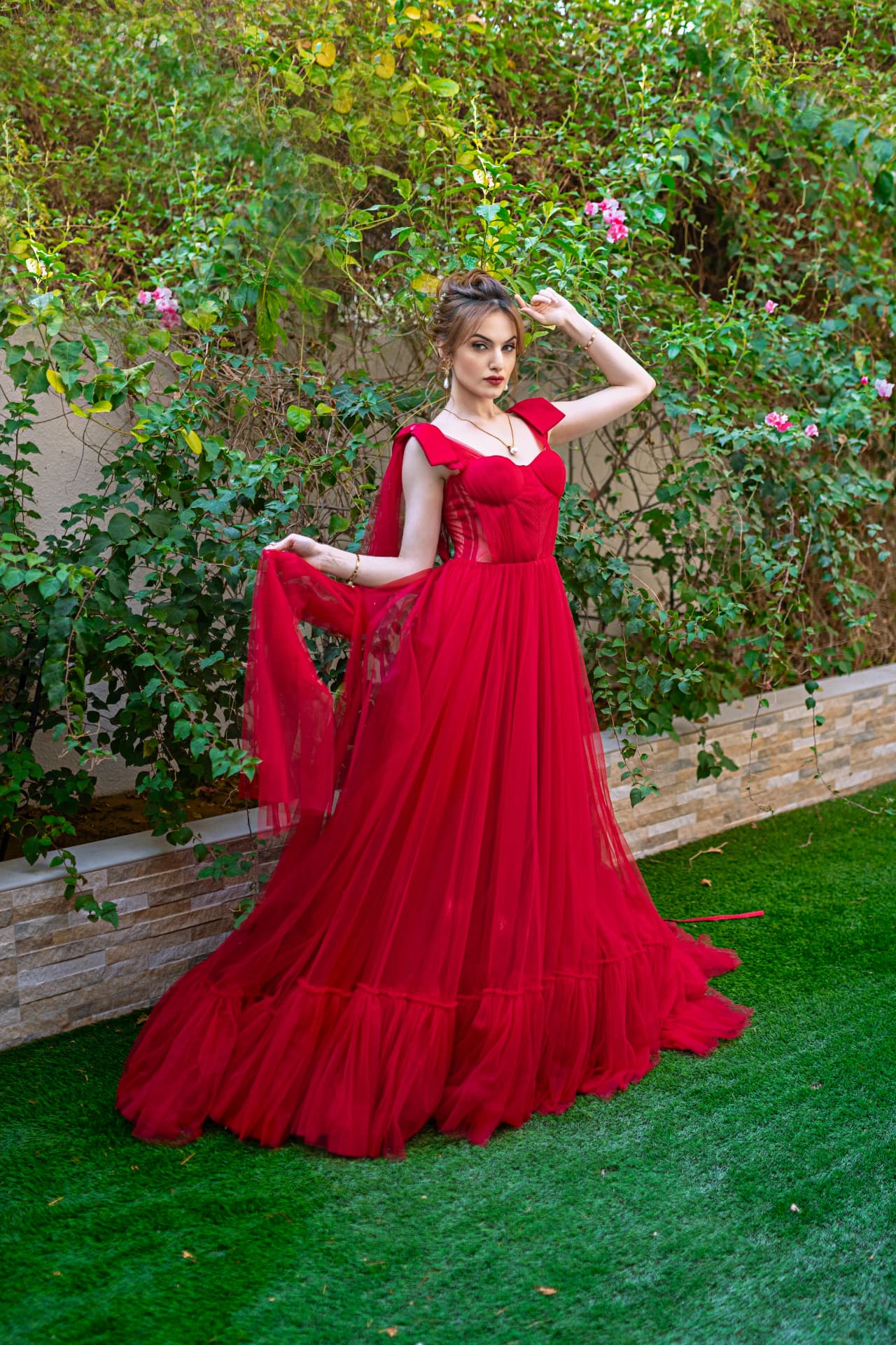 Luxury bridesmaid