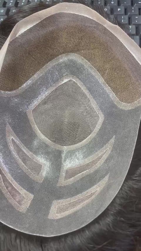 Crown Non-removable Wig