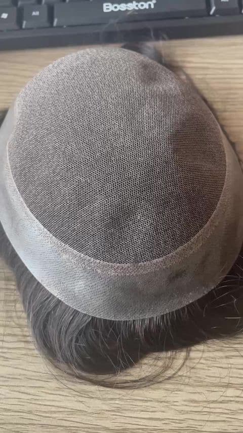 Crown Non-removable Wig